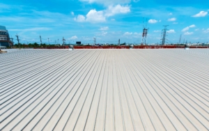 Commercial metal seam rooftop